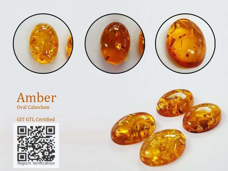Amber Cabochon