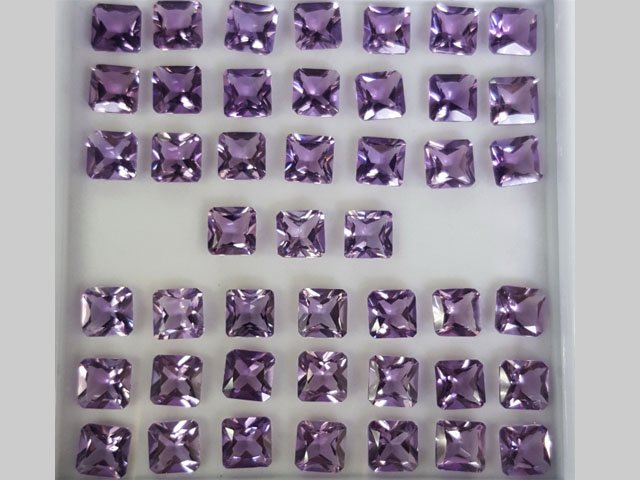 Amethyst Octagon Princess Cut