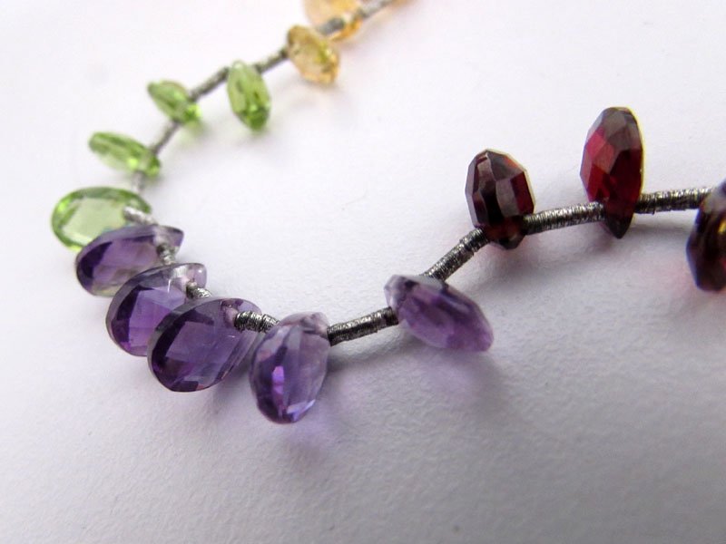 Amethyst Briolette Pear