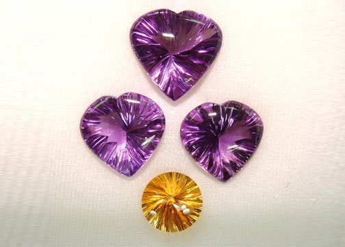 Amethyst Concave Cut