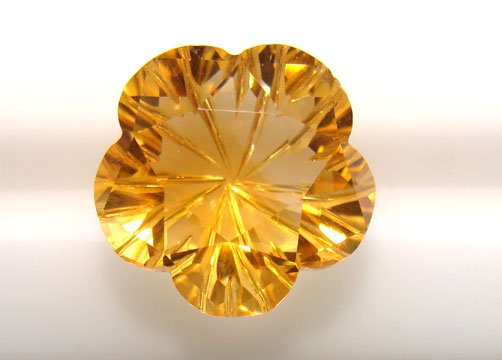 Citrine Flower Cut