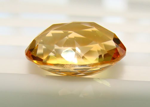 Citrine Rose Cut Briolette