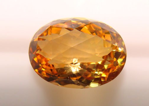 Citrine Rose Cut