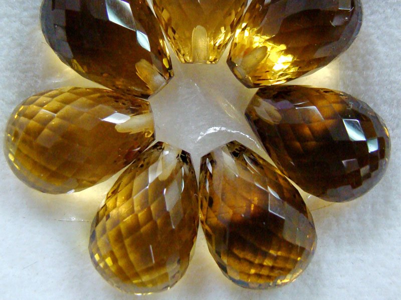 Champagne Quartz Drops