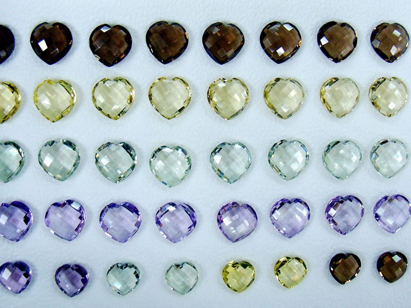 Heart Briolettes