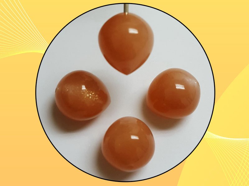 Orange Moonstone Tears Drops