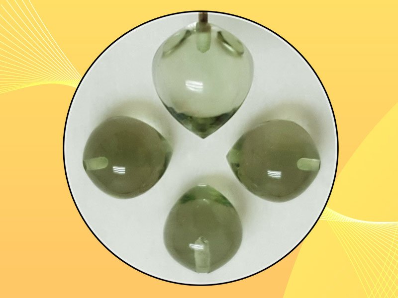 Green Amethyst Tears Drops