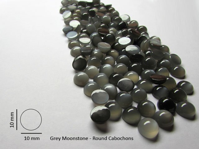 Grey Moonstone Cabochon