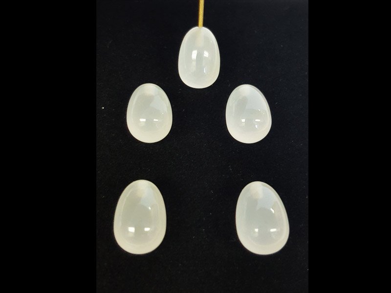 Papaya Shaped Milky Quartz