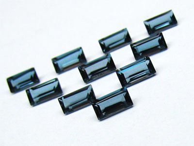 London Blue Topaz Baguette